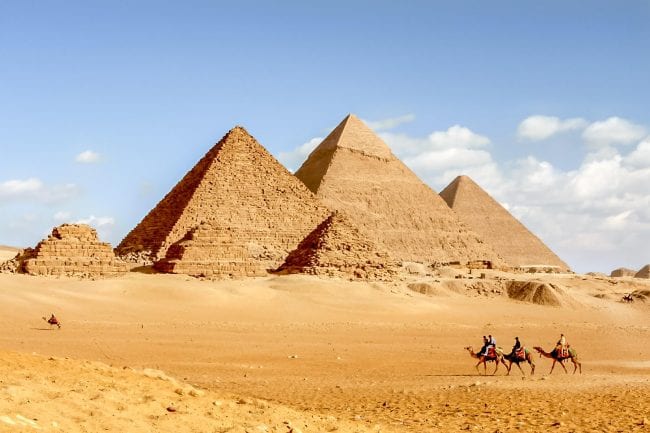 EgyptTours HERO CC Giza Pyramids Desert Camels