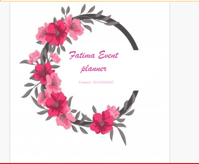 Fatima Event Planner