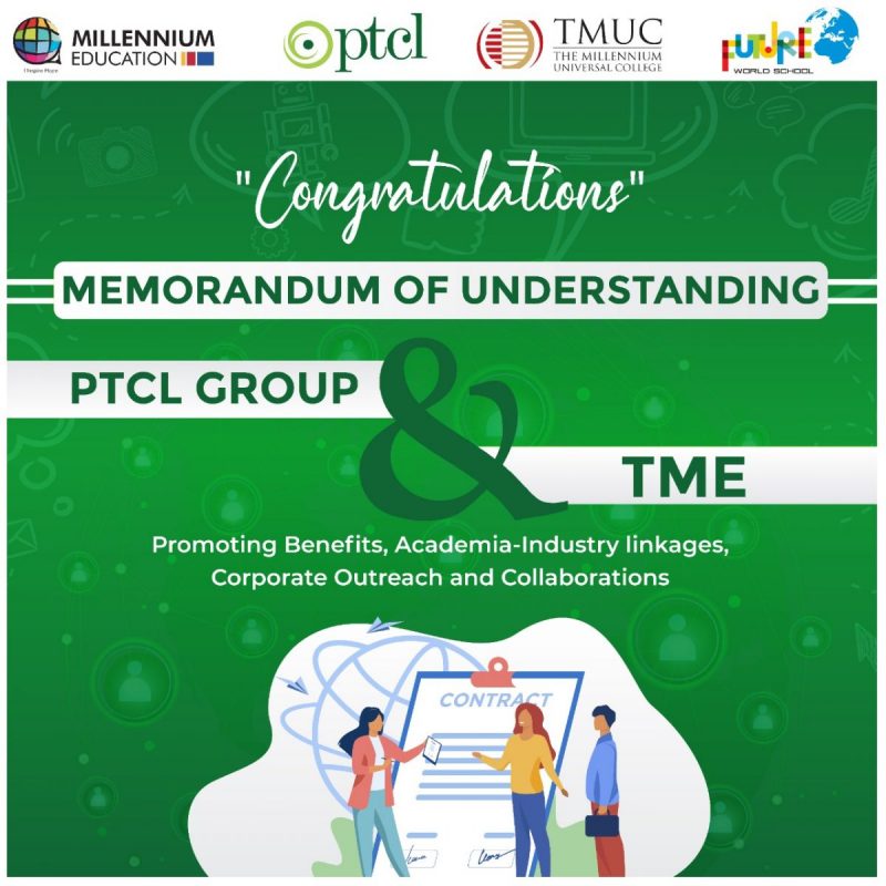 The Millennium Education signs MOU with PTCL Group