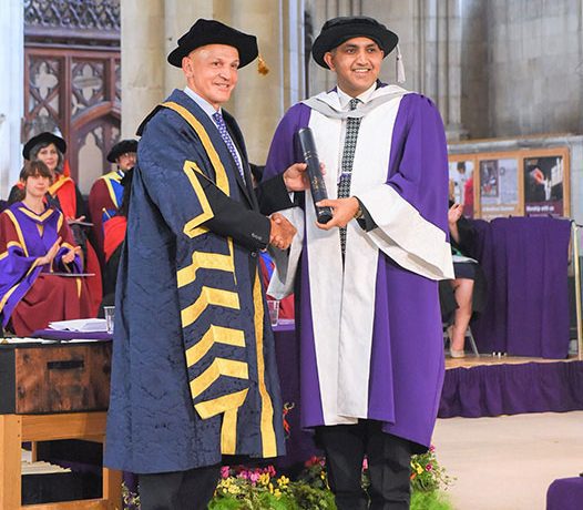 FAISAL MUSHTAQ CONFERRED HONORARY DOCTORATE OF EDUCATION BY A LEADING UK UNIVERSITY