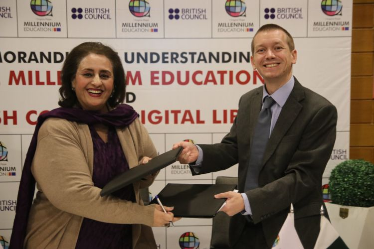 The Millennium Education Group has signed a Memorandum of Understanding (MoU) with British Council