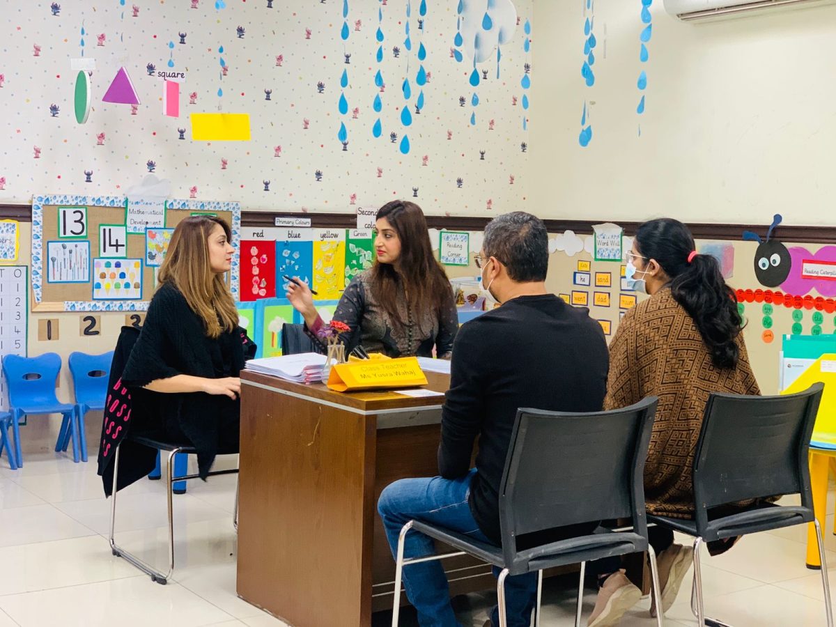 Parent Teacher Meeting Across The Millennium Education & Future World Schools and Colleges.