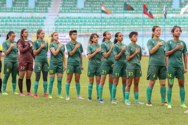 A WELCOMING WIN FOR<br />PAKISTAN’S WOMEN FOOTBALL<br />TEAM AFTER 8 YEARS!